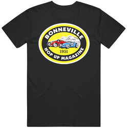 Hop Up Magazine Bonneville 1951 Hot Rod Car Tribute T Shirt