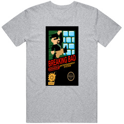 Breaking Bad Tv Show 8 Bit  Game T Shirt