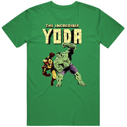 Incredible Yoda Sci Fi Comic Classic Crossover T Shirt
