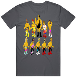Classic Simpsons Wrestling T Shirt