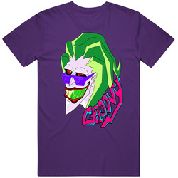 Joker Groovy Villain Stylin T Shirt