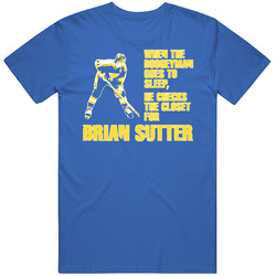 Boogeyman Hockey Brian Sutter St Louis T Shirt