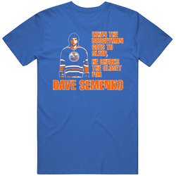 Sammy Hockey Edmonton Boogeyman Enforcer Dave Semenko Gretzky T Shirt