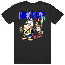 Fanboy Forever Opus And Bil The Cat Super Hero Tribute T Shirt