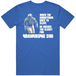 Detroit Football Boogeyman Ndamukong Suh T Shirt