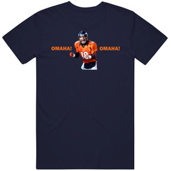 Peyton Manning Omaha Audible Denver Football Quarterback T Shirt