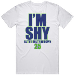 Richard Sherman Seattle Cornerback Im Shy But Ill Shut You Down T Shir