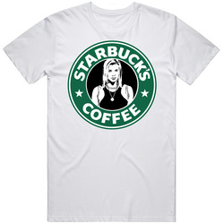 Kara Thrace Starbuck Bsg Coffee Funny Parody T Shirt