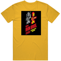 Super Iron Brothers Comic Parody Movie Video Game T Shirt