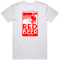 Red Beer As Seen On Archer Funny Cartoon Tribute T Shirt