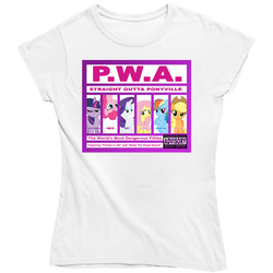 My Little Pony Music Classic Hip Hop Vintage Ladies T Shirt