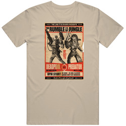 Deadpool Predator Comic Movie Mashup Fight Epic T Shirt