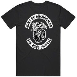 Sons Of Anchorman Tv Comedy Movie Crossover Parody T Shirt