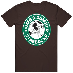 Dumb And Dumber Classic Movie Coffee Mashup Cult Vintage T Shirt