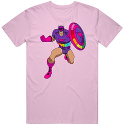 Gay Comic Super Hero Crossover Classic T Shirt