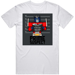 Mugshot Suspect Cartoon 80s Retro Classic T Shirt