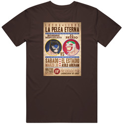 Lucha Wrestling Comic Crossover Mask T Shirt