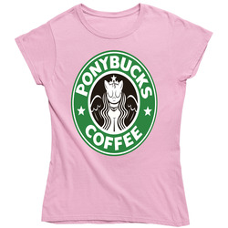 My Little Pony Coffee Logo Mashup Ladies T Shirt