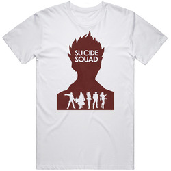 Suicide Squad Anti Hero Villains Comic Movie Iconic Silhouette T T Shi