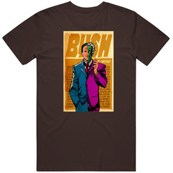 President Bush Comic Villain Crossover Character T Shirt