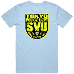 Tokyo Svu Super Villains Unit Police Swat Comics Parody Cool T Shirt