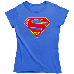 Supergirl Emblem Comics Tv Show Superhero Fan Ladies T Shirt