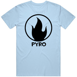 Team Fortress 2 Pyro Blue Team Video Game Fan T Shirt