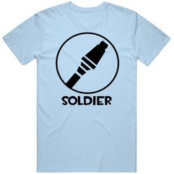 Team Fortress 2 Soldier Blue Team Video Game Fan T Shirt