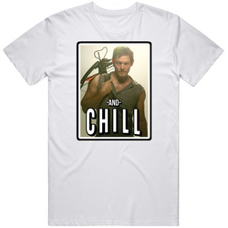 Daryl Dixon The Walking Dead Netflix And Chill Parody Zombie Fan T Shi