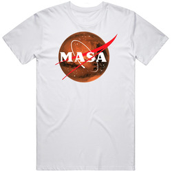 Masa Mars Nasa Space Program Parody Space T Shirt