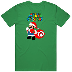 Super Mario Christmas Funny Video Game Christmas T Shirt