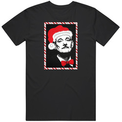 Bill Murray Santa Hat Murray Christmas Holiday Tribute T Shirt