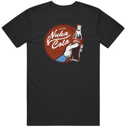 Nuka Cola Fall Out 4 Ad Poster Cool Video Game Fan T Shirt