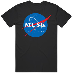 Elon Musk Nasa Logo Mash Up Space Fan T Shirt