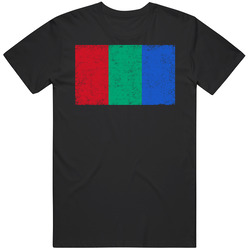 Mars Flag Nasa Version Distressed Style T Shirt