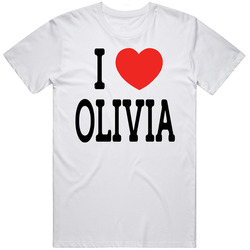 I Love Olivia Ny Classic White T Shirt