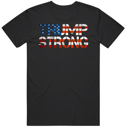 Trump Strong President Donald Trump American Partiot Distressed Style 