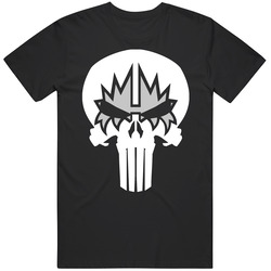 The Punisher Skull Spaceman Ace Frehley Kiss Fan T Shirt