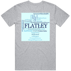 Flatley Wordle Sport Grey T Shirt
