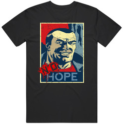 Negan No Hope The Walking Dead Hope Poster Parody Fan Art T Shirt