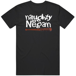Lucille Naughty By Negan The Walking Dead Distressed Style T Shirt