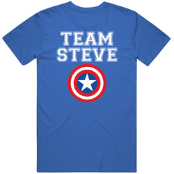 Team Steve Rogers Captain America Civil War Superhero Comics Fan T Shi