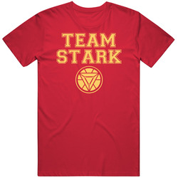 Team Tony Stark Iron Man Civil War Superhero Comics Fan T Shirt