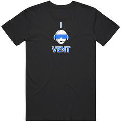 I Vent Ventrilo Online Gaming Fan Voice Chat Battle Worn Distressed T 