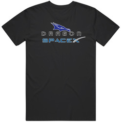 Space X Dragon Spacecraft Logo Elon Musk T Shirt