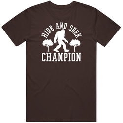 Bigfoot Hide And Seek Champion T Shirt