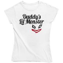 Harley Quinn Daddy's Lil Monster Suicide Squad Distressed Ladies 