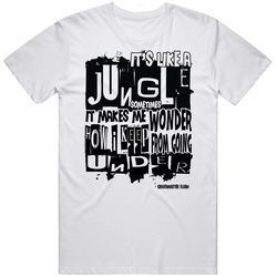 Grandmaster Flash Hip Hop Rap Quote T Shirt