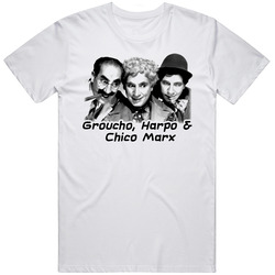 The Marx Brothers Comedians Harpo Chico Groucho T Shirt