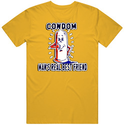 Condom Man's Real Best Friend Funny T Shirt